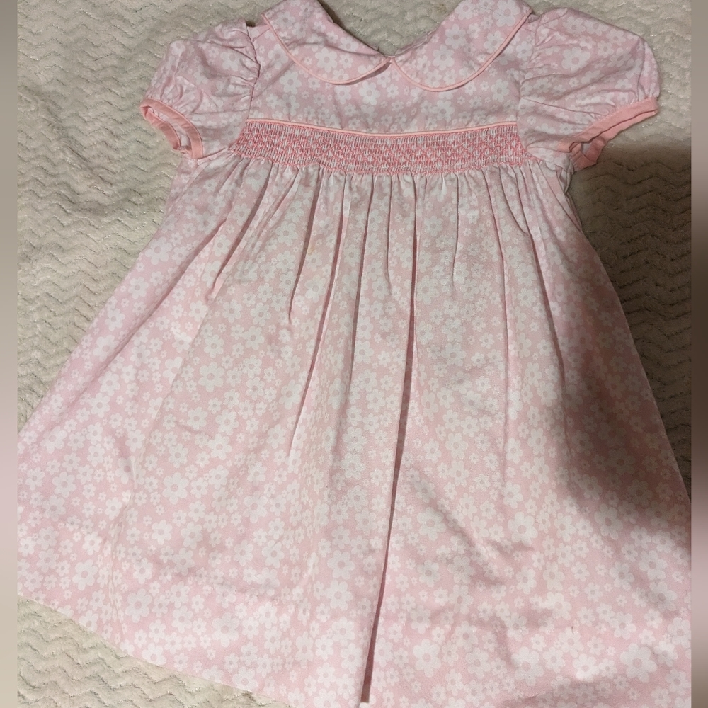 Baby Blessings Katie Pink Flowers Dress